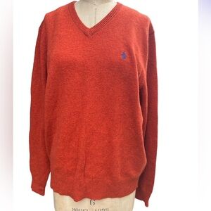 Polo by Ralph Lauren 100% lambs wool Mens pullover sweater